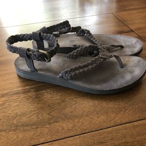 Teva Women's Suede Braided Ankle-Strap Sandal